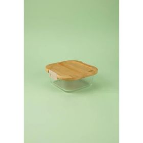 Bambum Patina Kilitli 1100 ml Cam Saklama Kabı