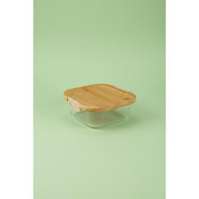 Bambum Patina Kilitli 1100 ml Cam Saklama Kabı