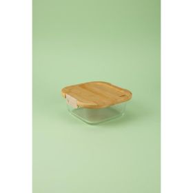 Bambum Patina Kilitli 1100 ml Cam Saklama Kabı