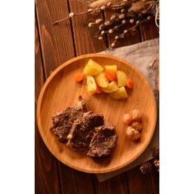 Bambum Penne 25 cm Yuvarlak Tabak