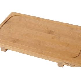 Bambum Riba Kahverengi 29x16x3 cm Servis Tabağı