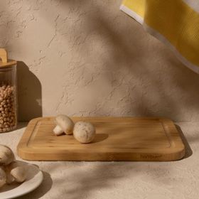Bambum Talau Açık Kahverengi - 25x30 cm Orta Boy Kesme Tahtası