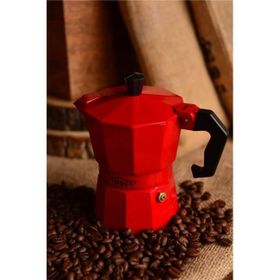 Bambum Taşev Piccolo Moka Pot Mavi 3 Fincan