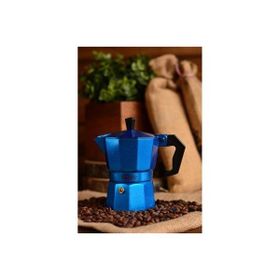 Bambum Taşev Piccolo Moka Pot Mavi 3 Fincan