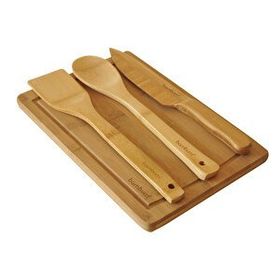Bambum Tofu 4 Parça Bambu Mutfak Seti