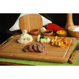 Bambum Toscana Büyük Kahve Steak Tahtası
