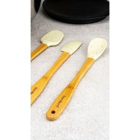 Bambum Zolly 3'lü Beyaz Spatula Seti