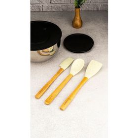 Bambum Zolly 3'lü Beyaz Spatula Seti