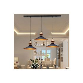 Bamyum Üçlü Salon Siyah Avize