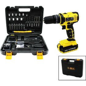 Ban-Co 5047 Bn-5 F-136 Stanlıy Sarı 24W Professıonal Şarjlı Darbeli Matkap Seti