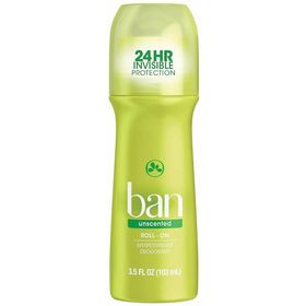 Ban Unscented Antiperspirant 103 ml Roll-On