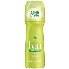 Ban Unscented Antiperspirant 103 ml Roll-On