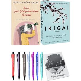 Bana Seni Seviyorum Deme Hissettir İkigai Japonların Uzun ve Mutlu Yaşam Sırrı - 2'li Set - Miraç Çağrı Aktaş