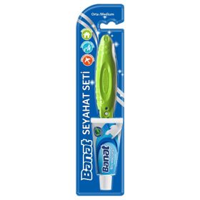 Banat 15 ml Diş Fırçası + Macun Seyahat Seti