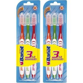 Banat Family Pack 3'lü 2 Paket Diş Fırçası