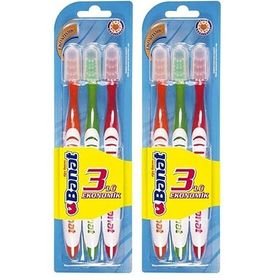 Banat Family Pack 3'lü 2 Paket Diş Fırçası