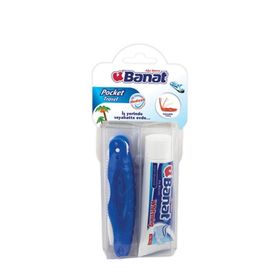 Banat Mini Travel Macun Fırça Poşetli Seyehat Seti