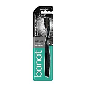 Banat Pearl Black Charcoal Yumuşak Diş Fırçası