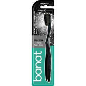 Banat Pearl Black Charcoal Yumuşak Diş Fırçası