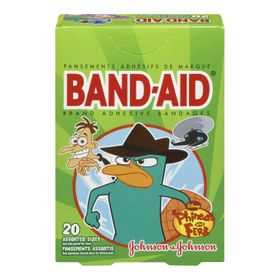 Band Aid Phineas and Ferb 20 Adet Yara Bandı