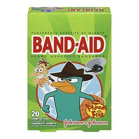 Band Aid Phineas and Ferb 20 Adet Yara Bandı