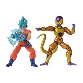 Bandai 37169 Dragon Ball Super Saiyan Blue Goku vs Golden Frieza Mücadele Paketi