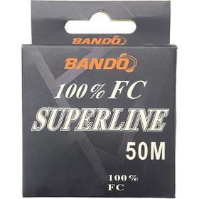 Bando Standart 0.44 mm 50 mt 12.5 kg Superline 100 Fluorocarbon Misina