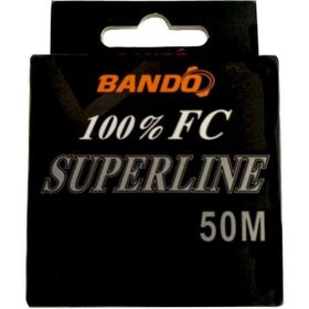 Bando Standart 0.55 mm 50 mt 14.1 kg Superline 100 Fluorocarbon Misina
