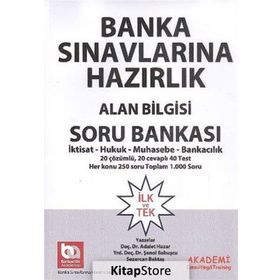 Banka Sınavlarına Hazırlık Alan Bilgisi Soru Bankası - Adalet Hazar Mahmut Ceylan av sezercan bektas av sezercan bektas Şenol Babuşcu