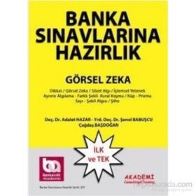 Banka Sınavlarına Hazırlık Görsel Zeka Soruları - Adalet Hazar Şenol Babuşcu Çağdaş Başdoğan