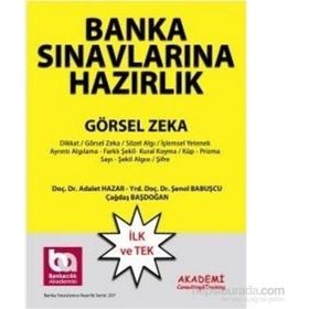 Banka Sınavlarına Hazırlık Görsel Zeka Soruları - Adalet Hazar Şenol Babuşcu Çağdaş Başdoğan