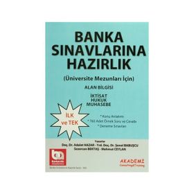 Banka Sınavlarına Hazırlık Üniversite Mezunları İçin - Alan Bilgisi - Mahmut Ceylan Adalet Hazar av sezercan bektas Şenol Babuşcu