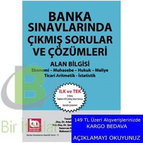 Banka Sınavlarında Çıkmış Sorular ve Çözümleri Alan Bilgisi - Adalet Hazar av sezercan bektas Mahmut Ceylan