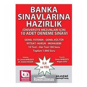 BANKACILIK SINAVLARINA HAZIRLIK 10 ADET DENEME SINAVI - ŞENOL BABUŞÇU;NILGÜN AVCI