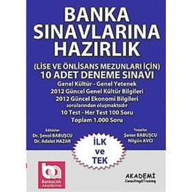 BANKACILIK SINAVLARINA HAZIRLIK LISE VE ÖNLİSANS MEZUNLARI İÇİN - KOMISYON