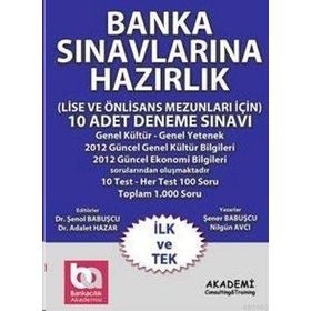 BANKACILIK SINAVLARINA HAZIRLIK LISE VE ÖNLİSANS MEZUNLARI İÇİN - KOMISYON