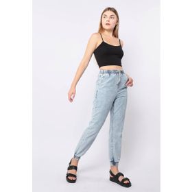 Banny Jeans Açık Mavi Kadın Lastikli Jogger Pantolon