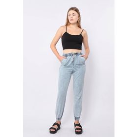 Banny Jeans Açık Mavi Kadın Lastikli Jogger Pantolon