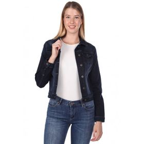 Banny Jeans Cep Detaylı Kadın Jean Ceket