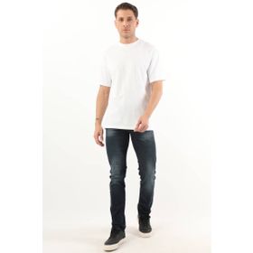 Banny Jeans Erkek Lacivert Orta Bel Taşlanmış Jean Pantolon