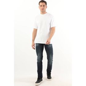 Banny Jeans Erkek Lacivert Orta Bel Taşlanmış Jean Pantolon