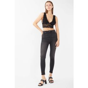 Banny Jeans Kadın Antrasit Süper Skinny Fit Jean Pantolon