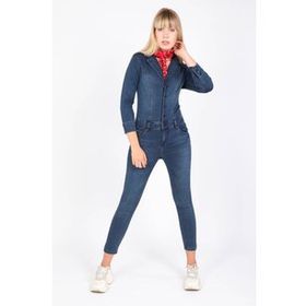 Banny Jeans Kadın Koyu Lacivert Jean Tulum