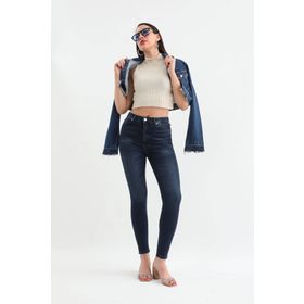 Banny Jeans Kadın Koyu Mavi Dar Kesim Jean Pantolon