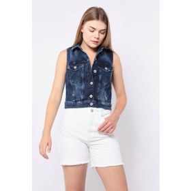 Banny Jeans Kadın Koyu Mavi Yelek
