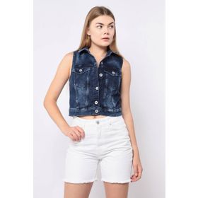 Banny Jeans Kadın Koyu Mavi Yelek