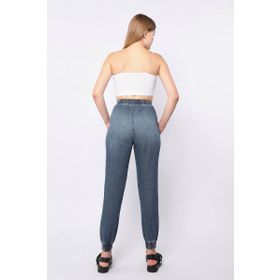 Banny Jeans Kadın Lastikli Jogger Mavi Pantolon
