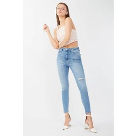 Banny Jeans Kadın Mavi Süper Skinny Fit Jean Pantolon