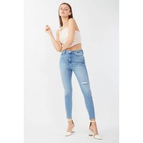 Banny Jeans Kadın Mavi Süper Skinny Fit Jean Pantolon