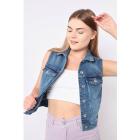 Banny Jeans Kadın Mavi Yelek